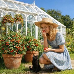 Container tomato Tiny Tim